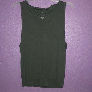 America. Eagle tank top with colar